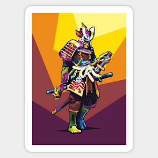 ghost samurai Sticker